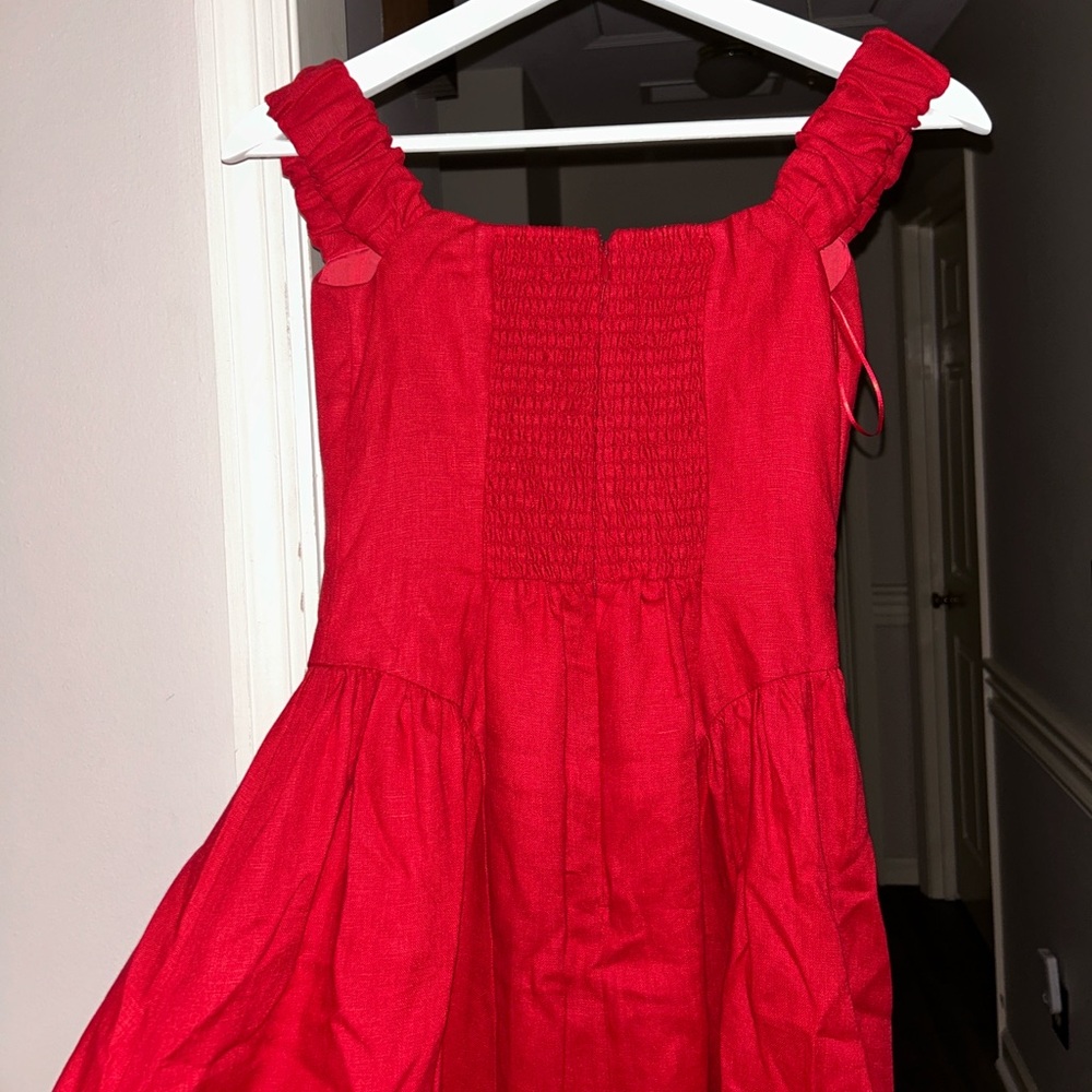 Reformation Petites Monet Linen Dress - Picture 9 of 15